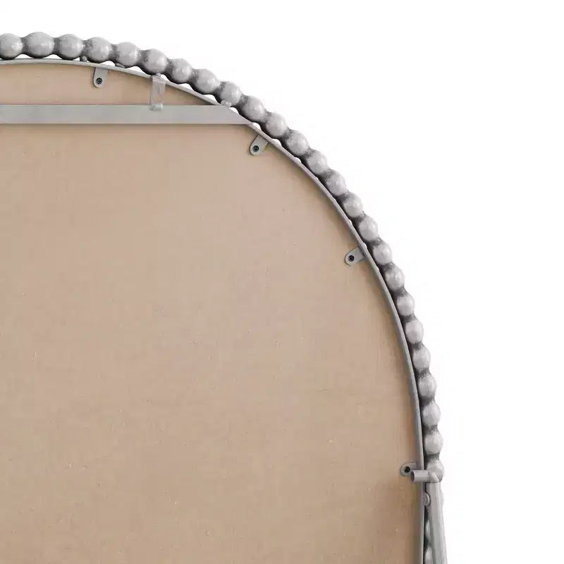 Okak 65*35in Retro Metal Full Body Mirror with Standing, Elegant Arched Mirror, Standing Mirror for Living Room, Bedroom