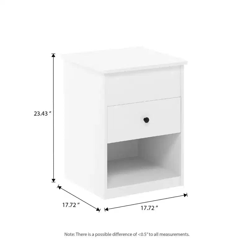 HOMLUX Lift Top End Table Nightstand Small Coffee Table w/ Storage Compartment Shelf