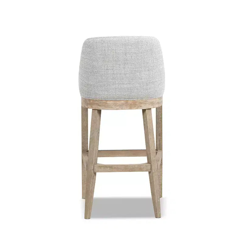 Jennifer Taylor Home Newport 30.5 Coastal Curved Back Upholstered Counter Stool