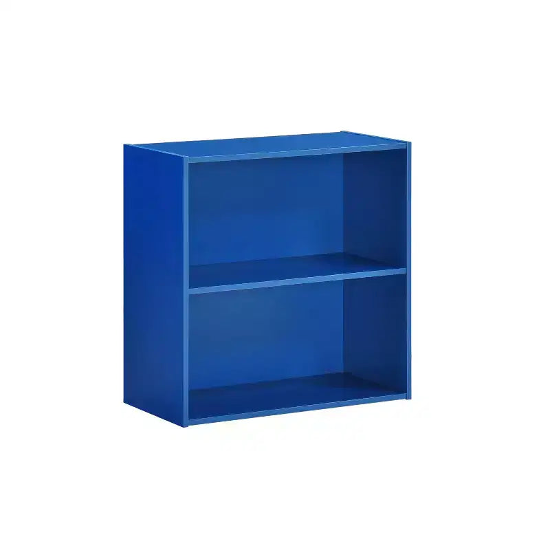 Kings Brand Furniture - Wood 2-Tier Shelf Bookcase Storage Organizer