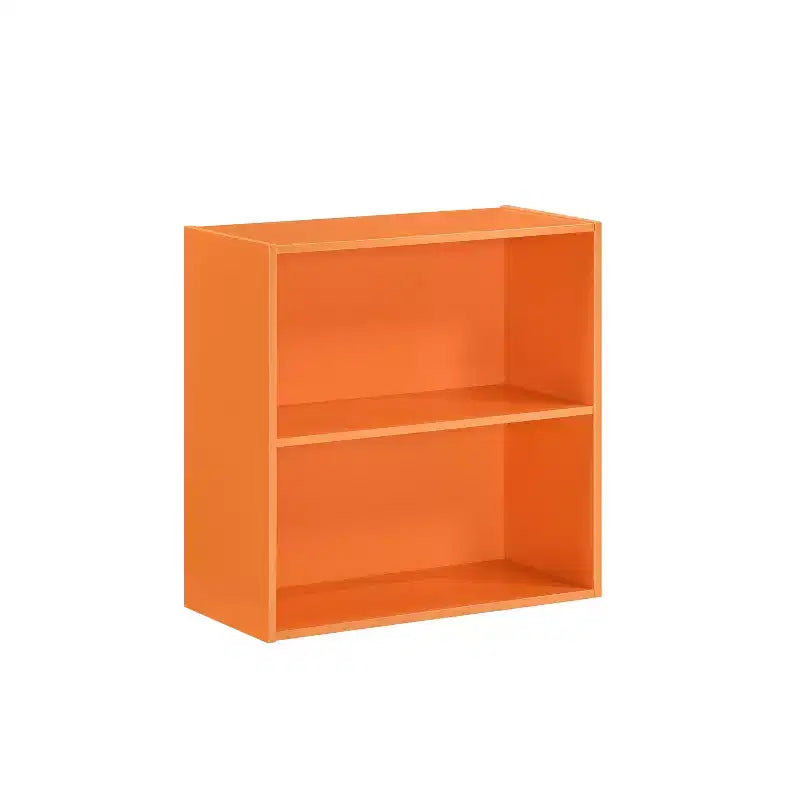 Kings Brand Furniture - Wood 2-Tier Shelf Bookcase Storage Organizer