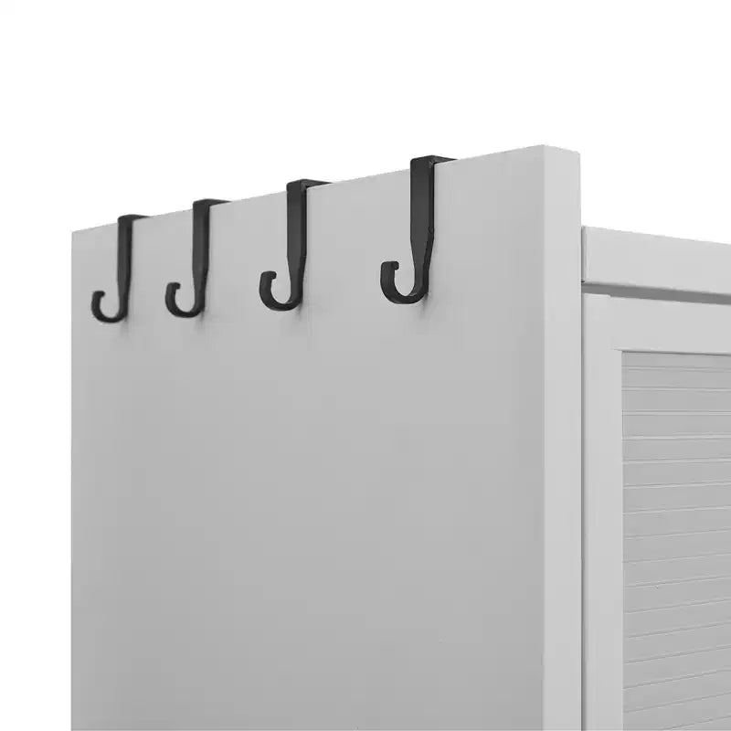 73Tall Kitchen Pantry Cabinet 6 Level Flip Door with Pegboard Metal Pantry Storage Cabinet Anti-Tip Design Hutch for Kitchen Dining Room