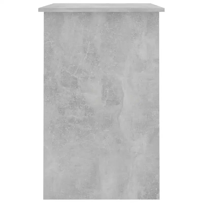Desk Concrete Grey Engineered Wood Standard Desk Rectangular