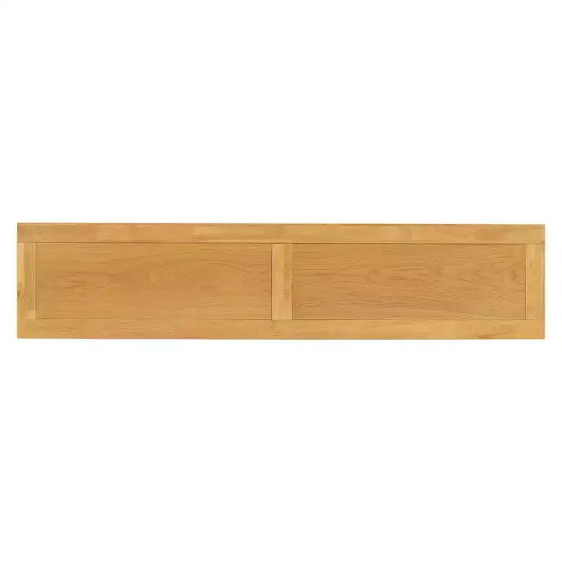 Okak 63IN Vintage Entryway Table with Pine Veneer, Console Table with Elegant Tapered Legs and Open Shelf, Hallway Table for Living Room, Natural