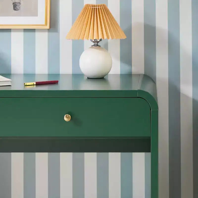 Walker Edison Zoey Modern Curve Design Writing Desk