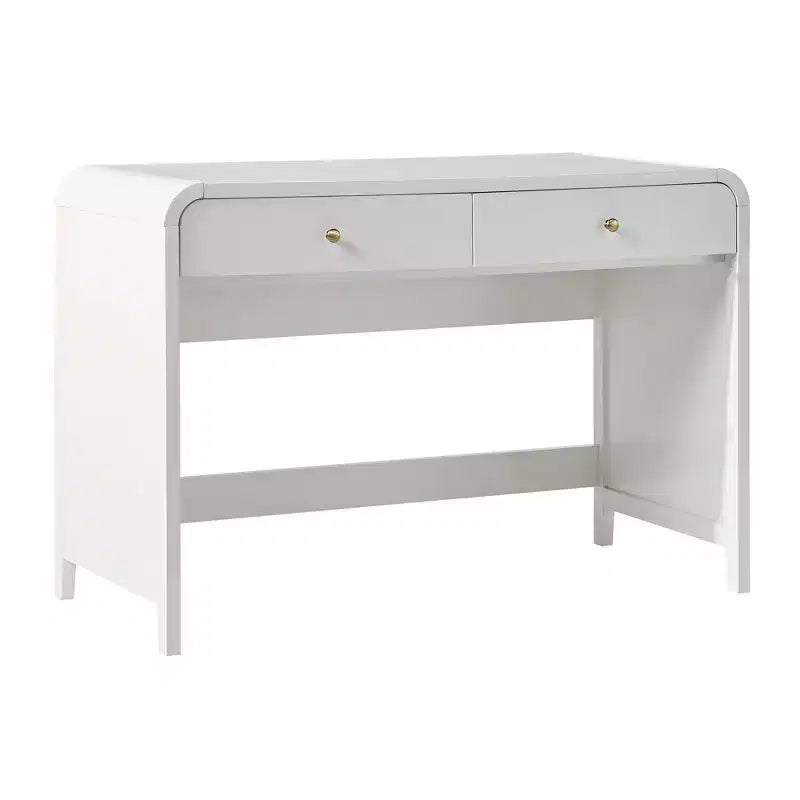 Walker Edison Zoey Modern Curve Design Writing Desk