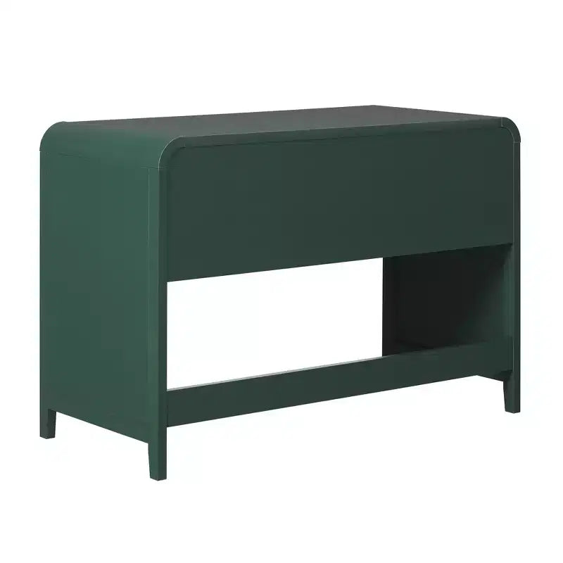 Walker Edison Zoey Modern Curve Design Writing Desk