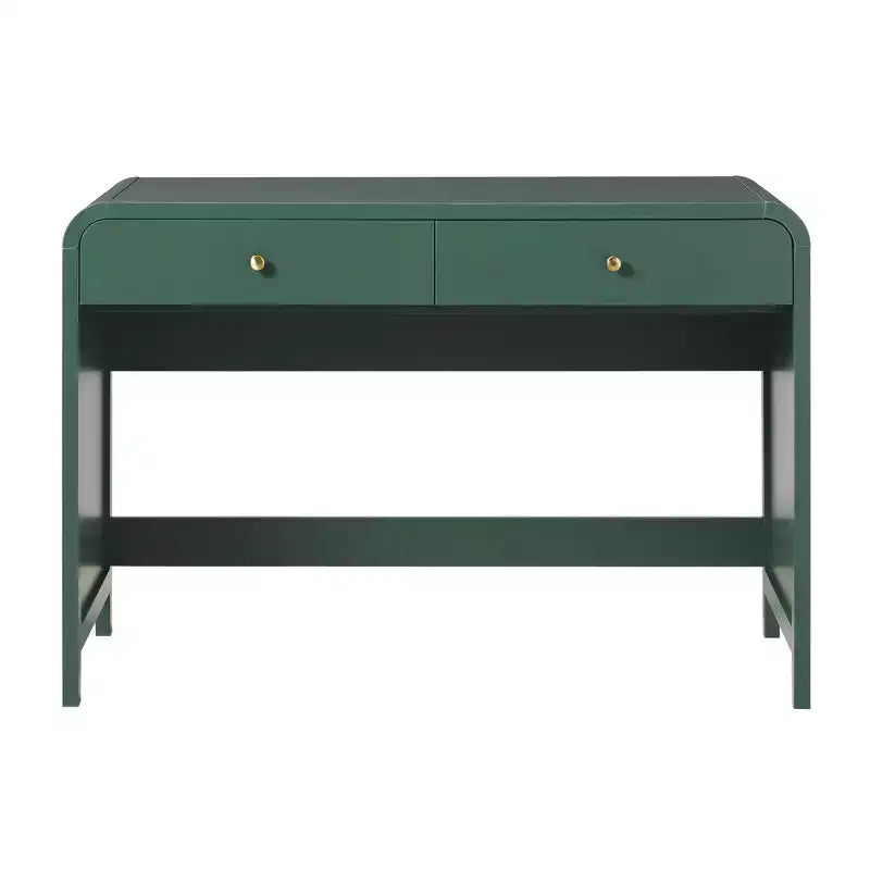 Walker Edison Zoey Modern Curve Design Writing Desk