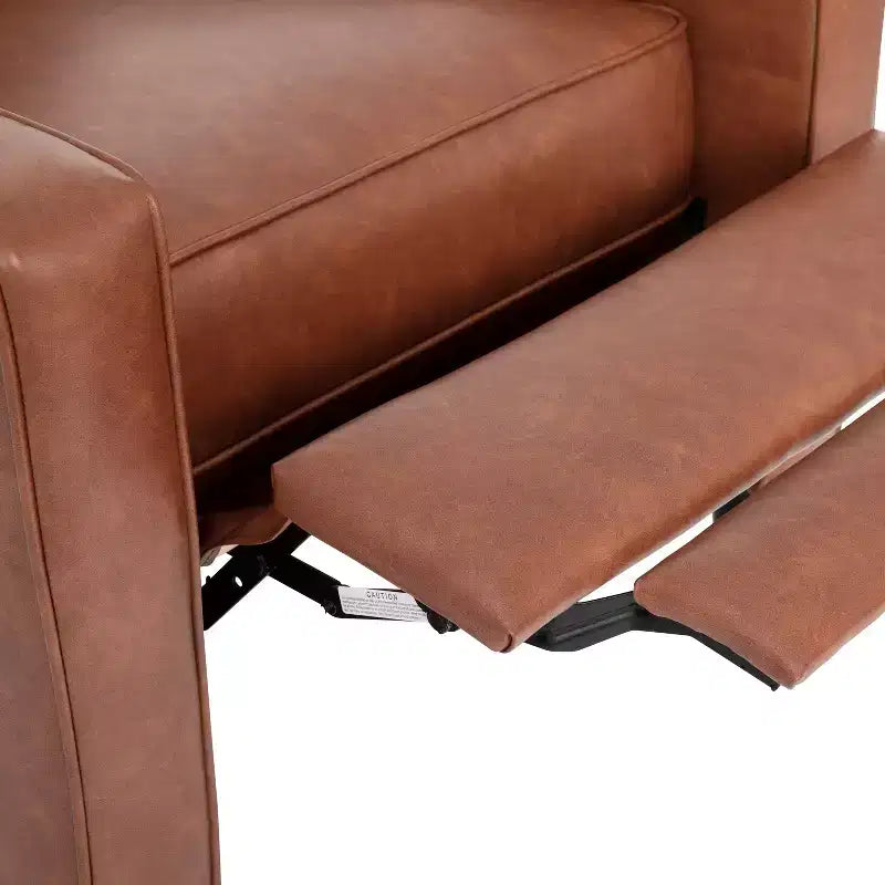Merrick Lane Darcy Recliner Chair Mid-Century Modern Tufted Upholstery Ergonomic Push Back Living Room Recliner