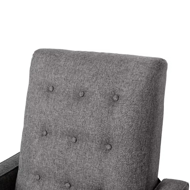 Merrick Lane Darcy Recliner Chair Mid-Century Modern Tufted Upholstery Ergonomic Push Back Living Room Recliner