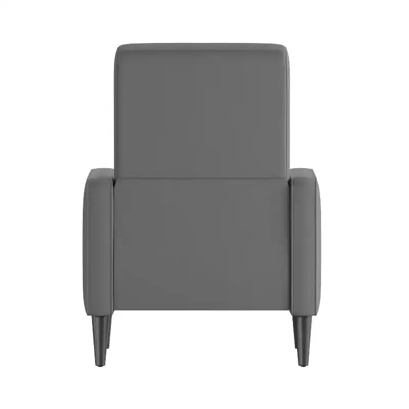 Merrick Lane Darcy Recliner Chair Mid-Century Modern Tufted Upholstery Ergonomic Push Back Living Room Recliner